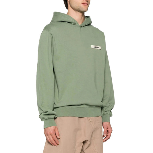 Jacquemus The Gros Grain Hoodie in Green
