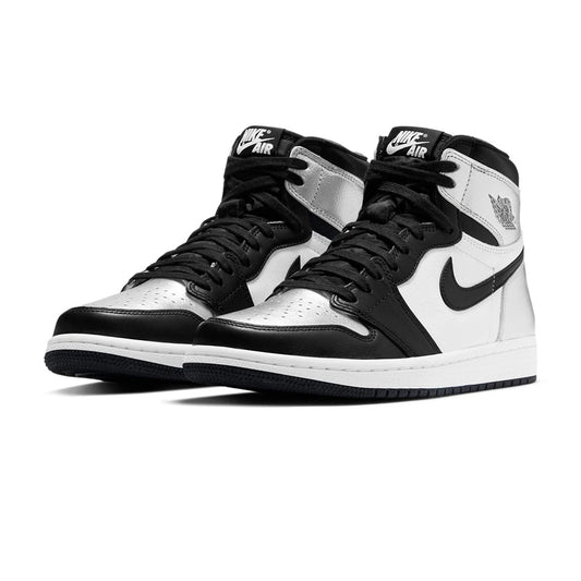 Air Jordan 1 Retro High Silver Toe W