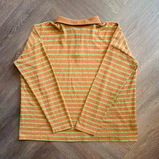 Chrome Hearts Button Up Orange Monogram