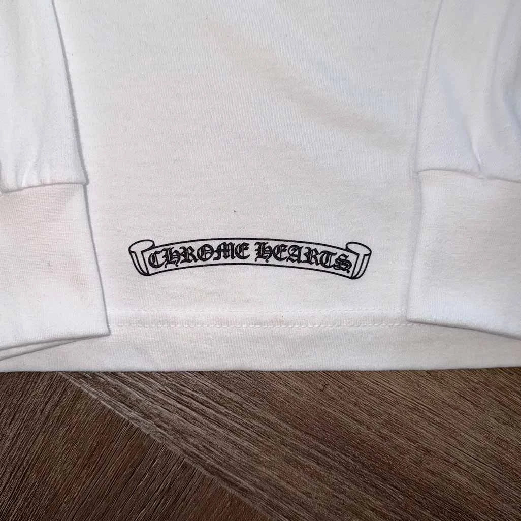 Chrome Hearts St.Barths White Long Sleeve T-Shirt