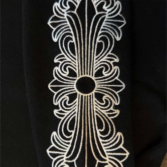 Chrome Hearts Cashmere Floral Pullover Hoodie