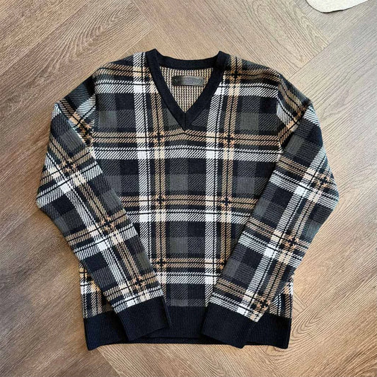 Chrome Hearts Checkered Cashmere Jumper
