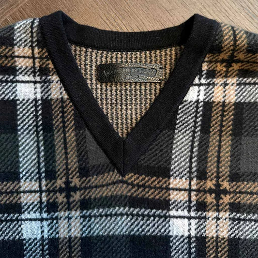 Chrome Hearts Checkered Cashmere Jumper
