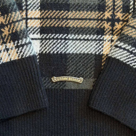 Chrome Hearts Checkered Cashmere Jumper