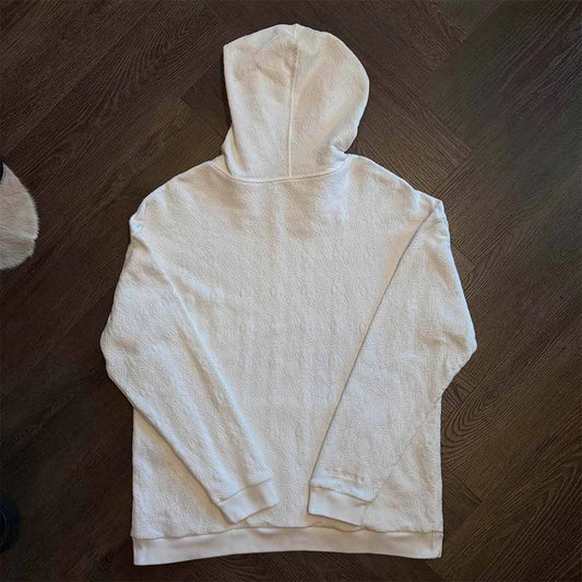 Chrome Hearts Cotton Monogram White Pullover Hoodie