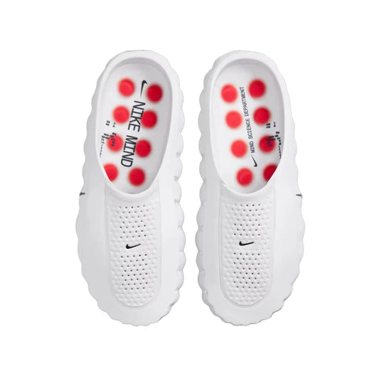 Nike Mind 001 Slide White Speed Red