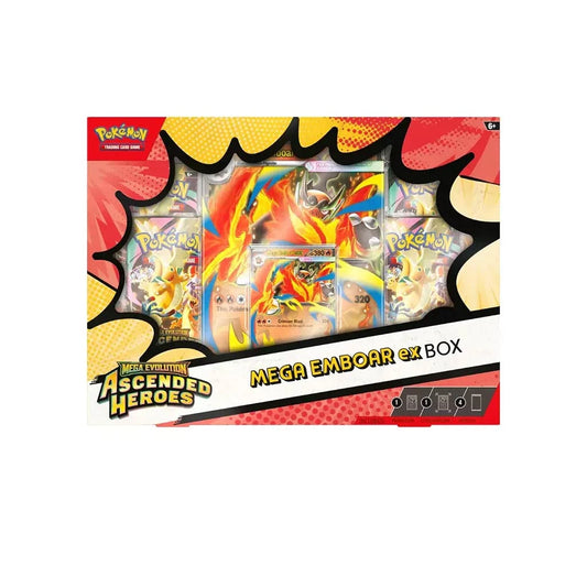 Pokémon TCG: Mega Evolution—Ascended Heroes Mega Emboar ex Box