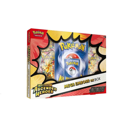 Pokémon TCG: Mega Evolution—Ascended Heroes Mega Emboar ex Box
