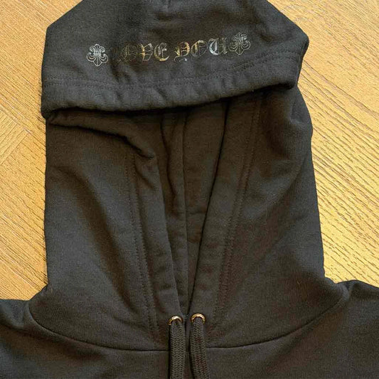 Chrome Hearts Cannes Exclusive Black Fleur Horseshoe Hoodie