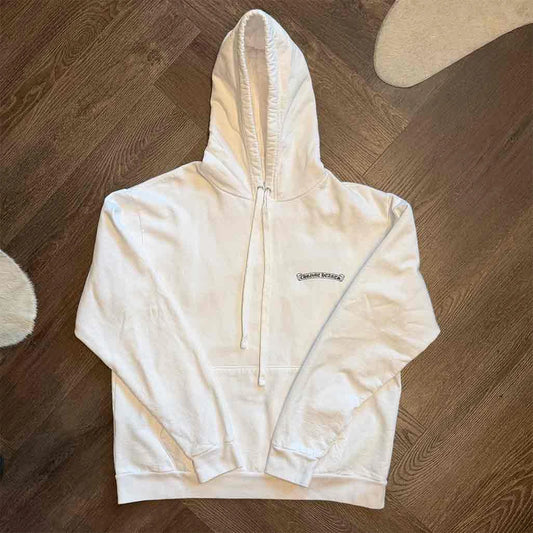 Chrome Hearts St Barths Exclusive Anchor Pullover Hoodie White