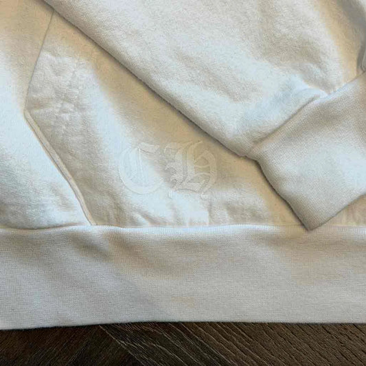 Chrome Hearts St Barths Exclusive Anchor Pullover Hoodie White