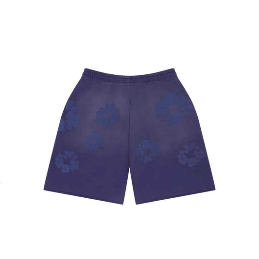 Denim Tears Mono Cotton Wreath Sweat Shorts Washed Blue
