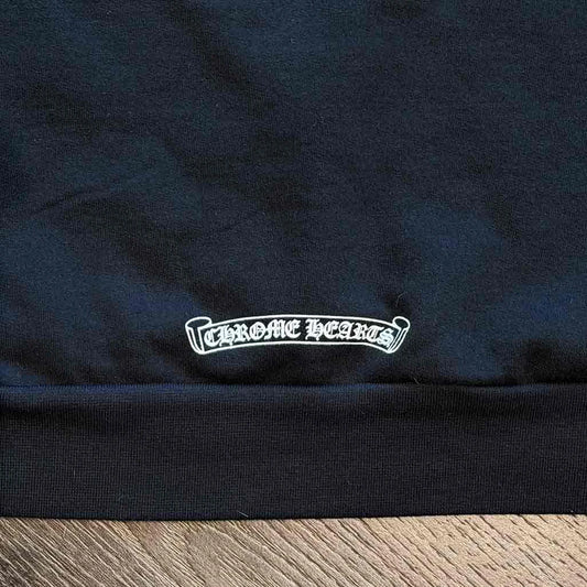 Chrome Hearts St Barths Exclusive Anchor Pullover Hoodie Black Blue