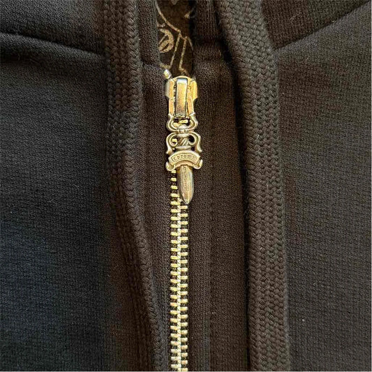 Chrome Hearts x Deadly Doll Full-Zip Hoodie Black Pink
