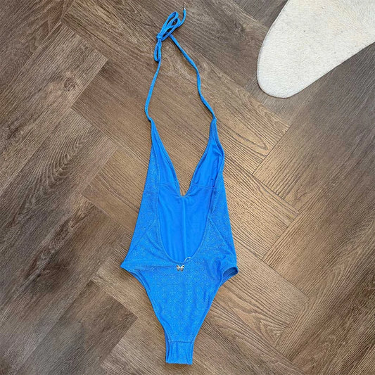 Chrome Hearts Blue Womens Swimsuit