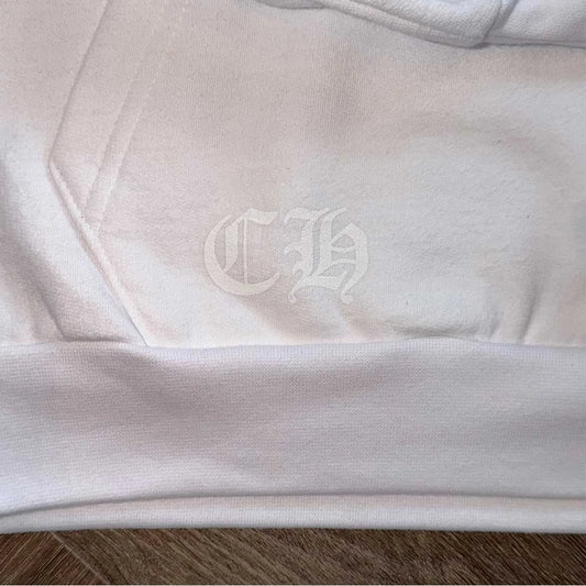 Chrome Hearts Miami White Pullover Hoodie