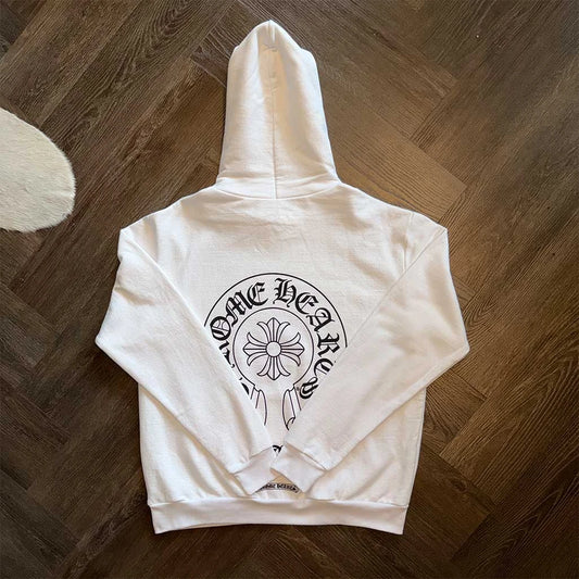 Chrome Hearts Miami White Pullover Hoodie