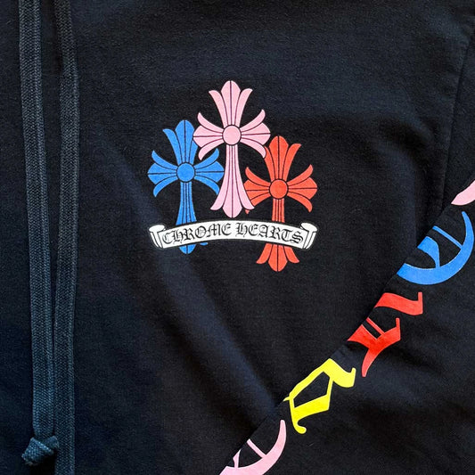 Chrome Hearts Multi Patch Pullover Black Hoodie