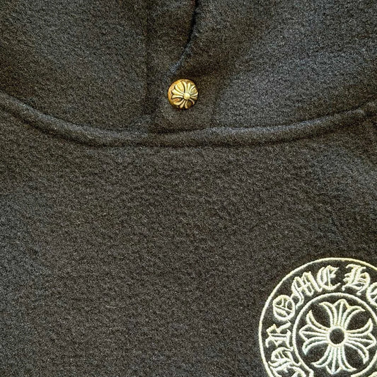 Chrome Hearts Horseshoe Fleeced Pullover Hoodie