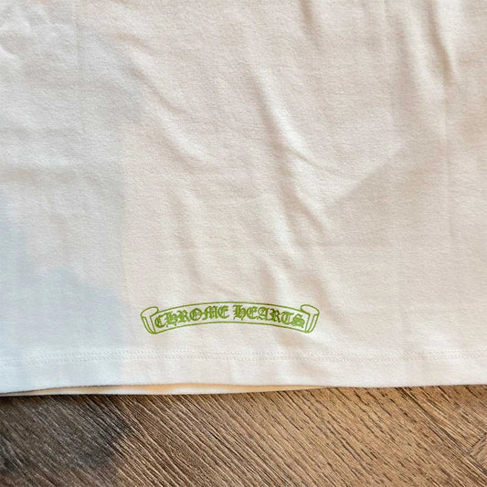 Chrome Hearts White Green Horseshoe Tank Top