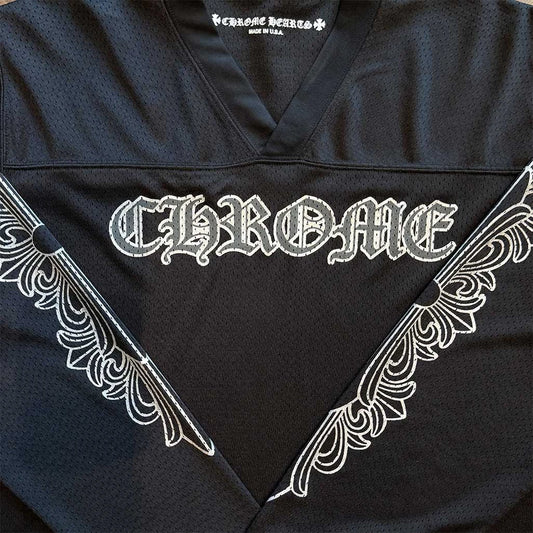 Chrome Hearts Floral Black Jersey