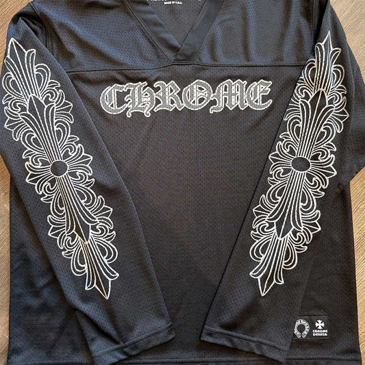 Chrome Hearts Floral Black Jersey