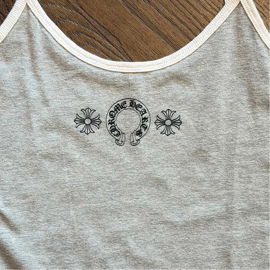 Chrome Hearts Grey White Horseshoe dress