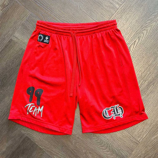 Chrome Hearts Red Matty Boy 99 Shorts