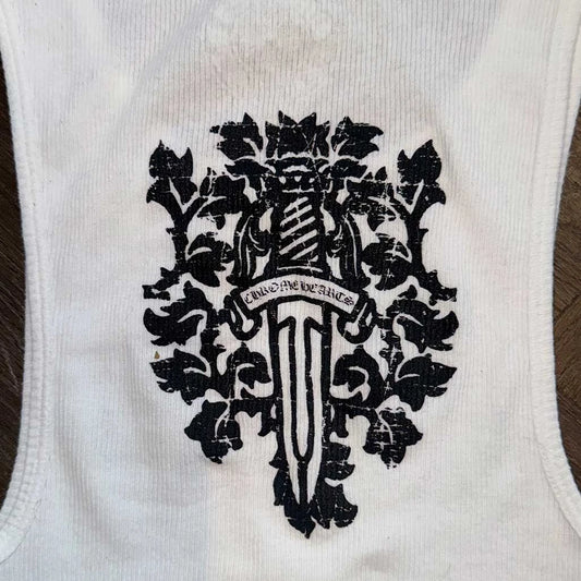 Chrome Hearts Dagger Logo Tank Top