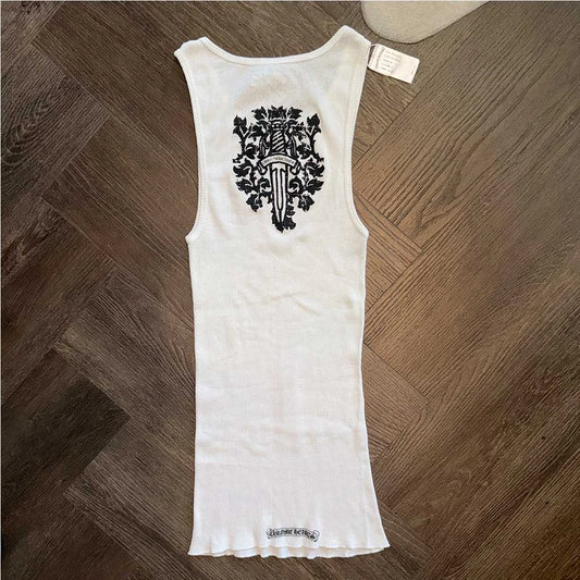 Chrome Hearts Dagger Logo Tank Top