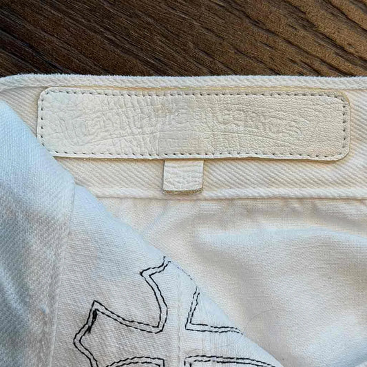 Chrome Hearts White Leopard Jeans