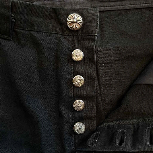 Chrome Hearts Black Carpenter Jeans