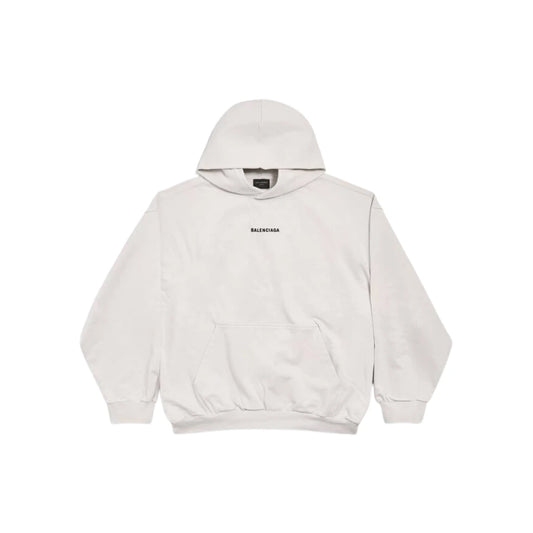 Balenciaga 'New Balenciaga' Back Medium Fit Hoodie Off-White