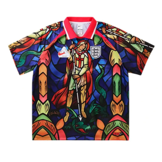 Palace x Nike England Dri-FIT Football Jersey Bright Crimson