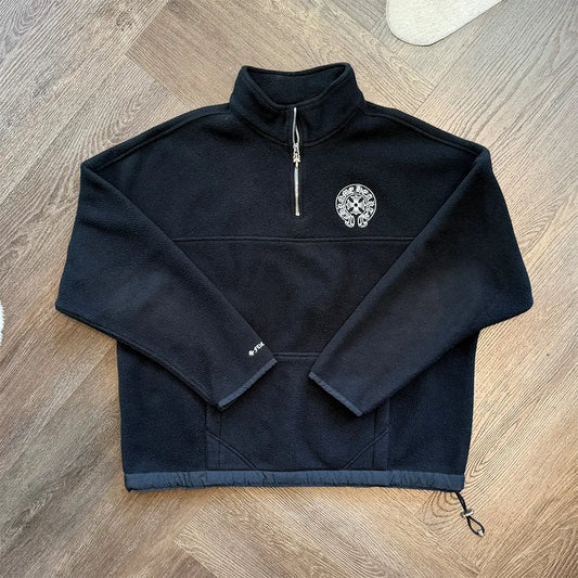 Chrome Hearts Quarter Zip Fleece Jacket