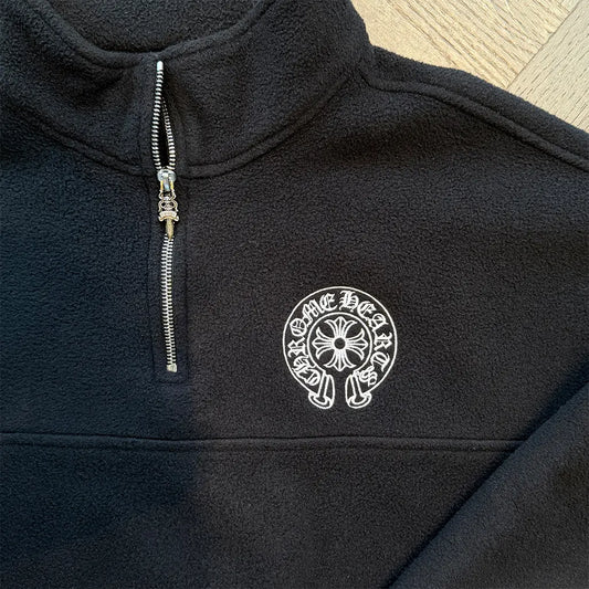 Chrome Hearts Quarter Zip Fleece Jacket