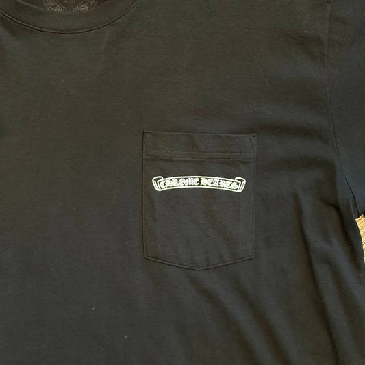 Chrome Hearts Scroll Logo T-Shirt 'Black'