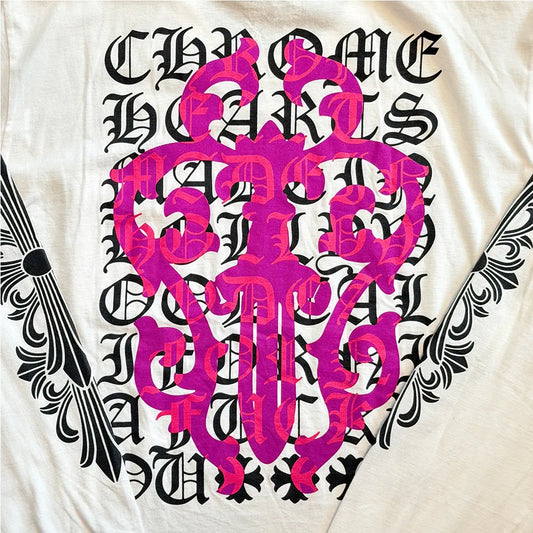 Chrome Hearts Eye Chart Dagger Longsleeve T-shirt