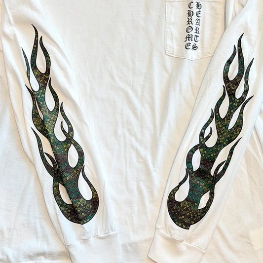 Chrome Hearts flame longsleeve