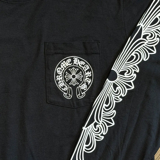 Chrome Hearts London Exclusive Horseshoe Logo LongSleeve Tee