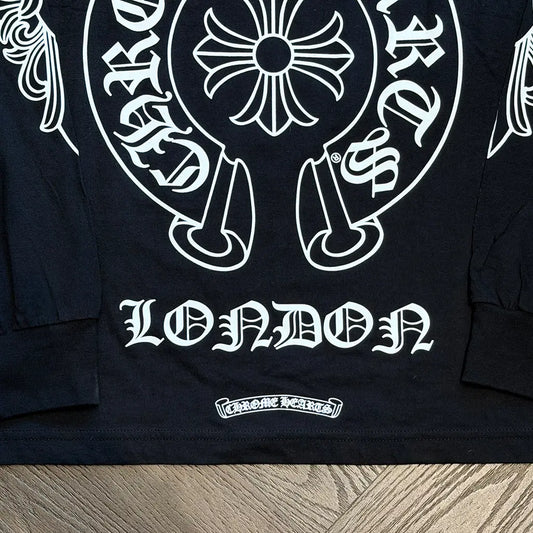 Chrome Hearts London Exclusive Horseshoe Logo LongSleeve Tee