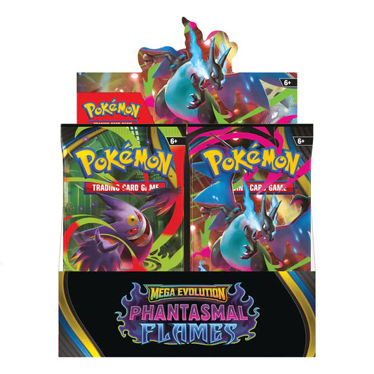 2025 Pokémon Mega Evolution Phantasmal Flames Booster Box
