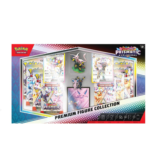 2025 Pokémon Prismatic Evolutions Premium Figure Collection Box