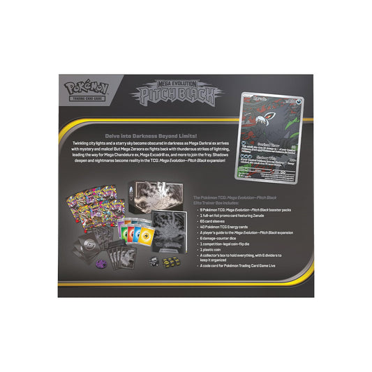 2026 Pokémon Mega Evolution Pitch Black Pokemon Center Elite Trainer Box