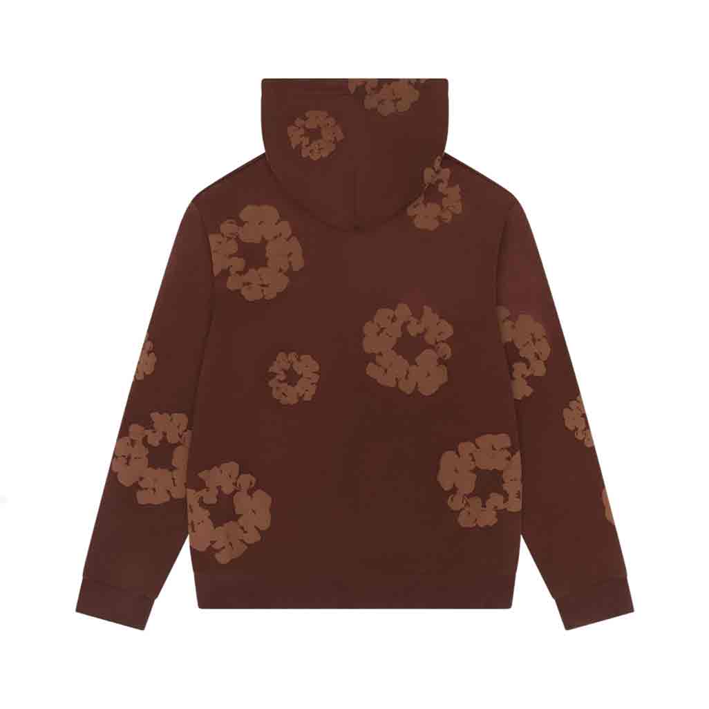 Denim Tears Mono Cotton Wreath Hoodie Brown