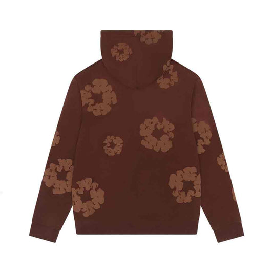 Denim Tears Mono Cotton Wreath Hoodie Brown