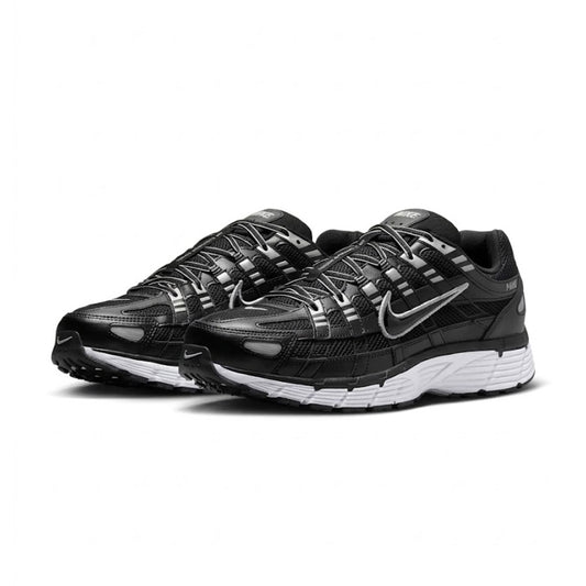 Nike P-6000 Black White Metallic Silver