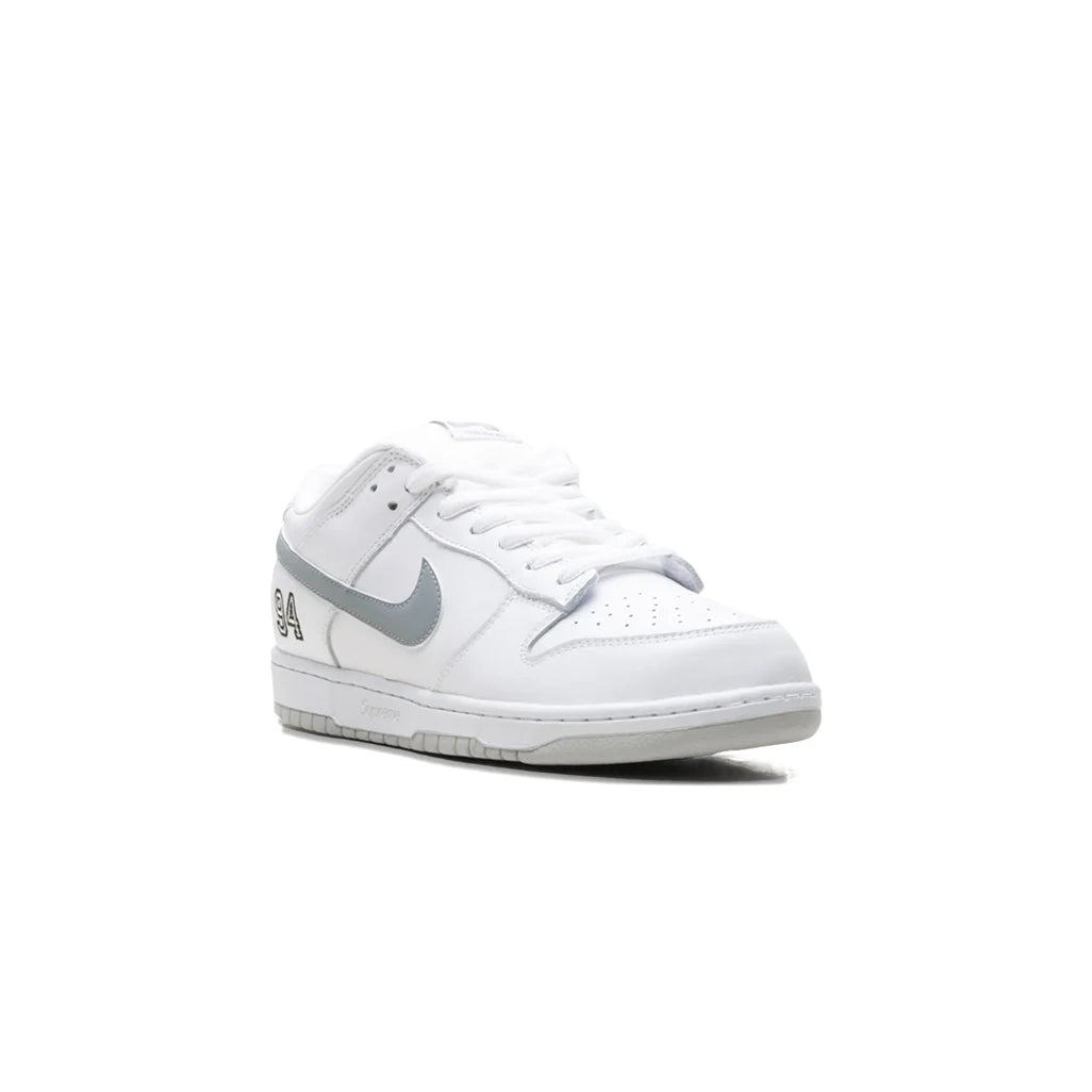 Nike SB Dunk Low Supreme 94 White Metallic Silver