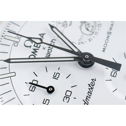 Swatch x Omega Bioceramic Moonswatch Mission To Moonphase Snoopy SO33W700