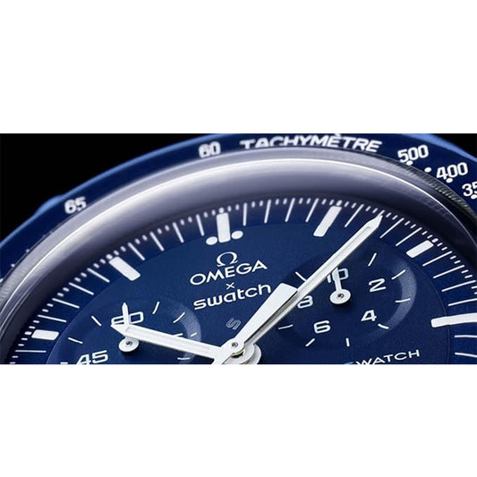 Swatch x Omega Bioceramic Moonswatch Mission to Neptune SO33N100